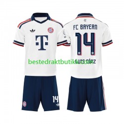 Fotballdrakter FC Bayern München Luis Diaz 14 Bortedraktsett 2026-2027 Kortermet til Barn