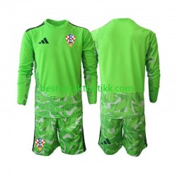 Fotballdrakter Kroatia Keeper Hjemmedraktsett 2026-2027 Langermet til Barn