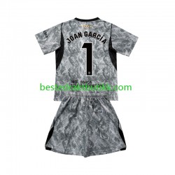 Fotballdrakter FC Barcelona Joan Garcia 1 Keeper Bortedraktsett 2026-2027 Kortermet til Barn