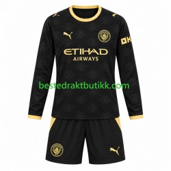 Fotballdrakter Manchester City Bortedraktsett 2026-2027 Langermet til Barn
