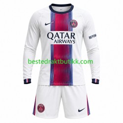 Fotballdrakter Paris Saint-Germain Bortedraktsett 2026-2027 Langermet til Barn