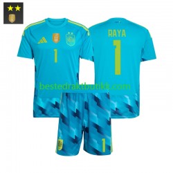 Fotballdrakter Spania David Raya 1 Keeper Hjemmedraktsett 2026-2027 Kortermet til Barn