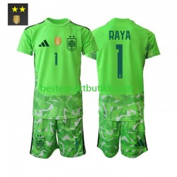 Fotballdrakter Spania David Raya 1 Keeper Tredjedraktsett 2026-2027 Kortermet til Barn