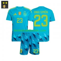 Fotballdrakter Spania Unai Simon 23 Keeper Hjemmedraktsett 2026-2027 Kortermet til Barn