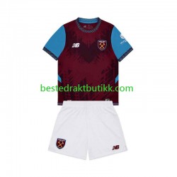 Fotballdrakter West Ham United Hjemmedraktsett 2026-2027 Kortermet til Barn
