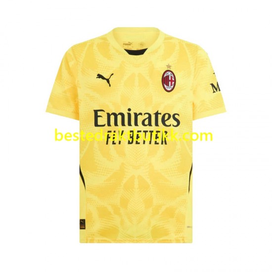 Fotballdrakter AC Milan Mike Maignan 16 Keeper Bortedraktsett 2024-2025 Kortermet til Herre
