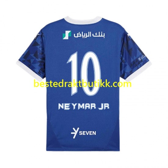 Fotballdrakter Al Hilal Neymar JR 10 Hjemmedraktsett 2024-2025 Kortermet til Herre