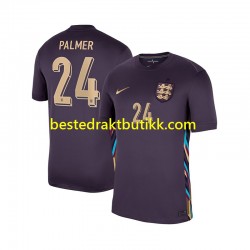 Fotballdrakter England Cole Palmer 24 Bortedraktsett 2024 Kortermet til Herre