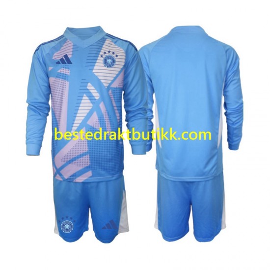 Fotballdrakter Tyskland Keeper Fjerdedraktsett 2024-2025 Langermet til Barn