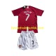 Fotballdrakter Manchester United Cristiano Ronaldo 7 Champion League 2007 Retro Hjemmedraktsett Kortermet til Barn