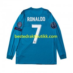 Fotballdrakter Real Madrid Cristiano Ronaldo 7 2017 Retro Tredjedraktsett Langermet til Herre