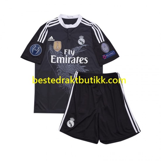 Fotballdrakter Real Madrid 2014 Retro Tredjedraktsett Kortermet til Barn