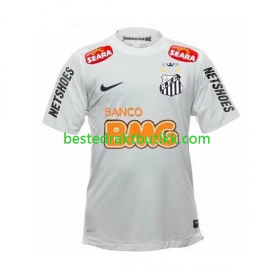 Fotballdrakter Santos FC Neymar JR 11 -2012 Retro Hjemmedraktsett 2011 Kortermet til Herre