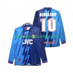 Fotballdrakter Arsenal Bergkamp 10 1995 1996 Retro Bortedraktsett Langermet til Herre