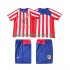 Fotballdrakter Atlético Madrid 2005 Retro Hjemmedraktsett 2004 Kortermet til Barn