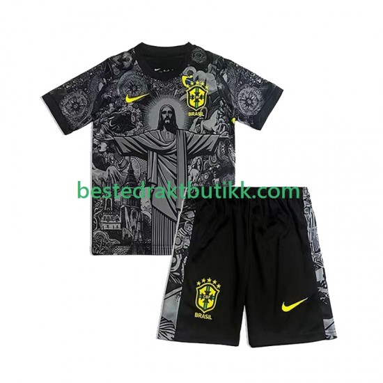 Brasil Cheist the Redeemer Football Shirts Hjemmedraktsett 2024 Kortermet til Barn