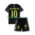 Brasil Neymar JR 10 Cheist the Redeemer Football Shirts Hjemmedraktsett 2024 Kortermet til Barn
