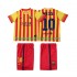 Fotballdrakter FC Barcelona Lionel Messi 10 2013 2014 Retro Bortedraktsett Kortermet til Barn