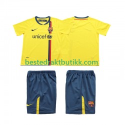 Fotballdrakter FC Barcelona 2009 Retro Bortedraktsett 2008 Kortermet til Barn