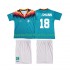 Fotballdrakter Tyskland KLINSMANN 18 Retro Bortedraktsett 1994 Kortermet til Barn
