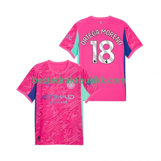 Fotballdrakter Manchester City ORTEGA MORENO 18 Keeper Bortedraktsett 2025-2026 Kortermet til Herre
