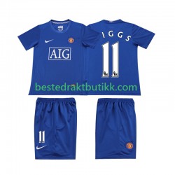 Fotballdrakter Manchester United GIGGS 11 Retro Bortedraktsett 2008 Kortermet til Barn