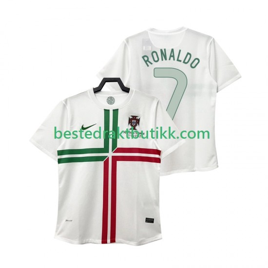 Fotballdrakter Portugal Cristiano Ronaldo 7 2012 Retro Bortedraktsett Kortermet til Herre