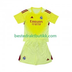 Fotballdrakter Real Madrid Keeper Fjerdedraktsett 2025-2026 Kortermet til Barn