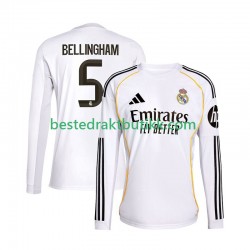 Fotballdrakter Real Madrid Jude Bellingham 5 Hjemmedraktsett 2025-2026 Langermet til Herre