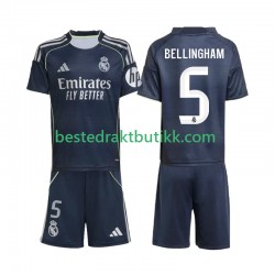 Fotballdrakter Real Madrid Jude Bellingham 5 Bortedraktsett 2025-2026 Kortermet til Barn