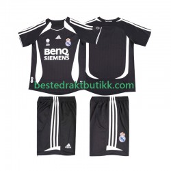 Fotballdrakter Real Madrid 2007 Retro Bortedraktsett 2006 Kortermet til Barn