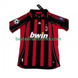 Fotballdrakter AC Milan KAKA 8 2007 Retro Hjemmedraktsett 2006 Kortermet til Herre