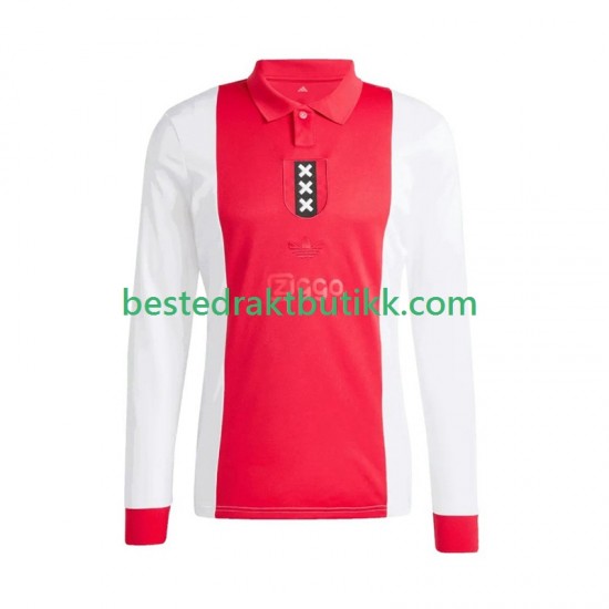 Fotballdrakter AFC Ajax Anniversary Hjemmedraktsett 2024-2025 Langermet til Herre