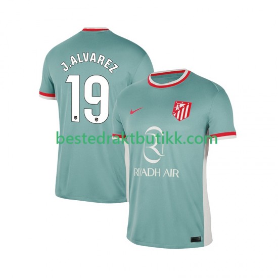 Fotballdrakter Atlético Madrid Julian Alvarez 19 Bortedraktsett 2024-2025 Kortermet til Herre