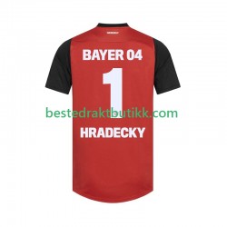 Fotballdrakter Bayer 04 Leverkusen HRADECKY 1 Hjemmedraktsett 2024-2025 Kortermet til Herre
