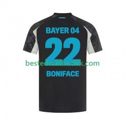 Fotballdrakter Bayer 04 Leverkusen Victor Boniface 22 Tredjedraktsett 2024-2025 Kortermet til Herre