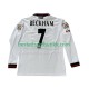 Fotballdrakter Manchester United Beckham 7 1998 Retro Bortedraktsett 1999 Langermet til Herre
