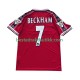 Fotballdrakter Manchester United Beckham 7 1998 Retro Hjemmedraktsett 1999 Kortermet til Herre