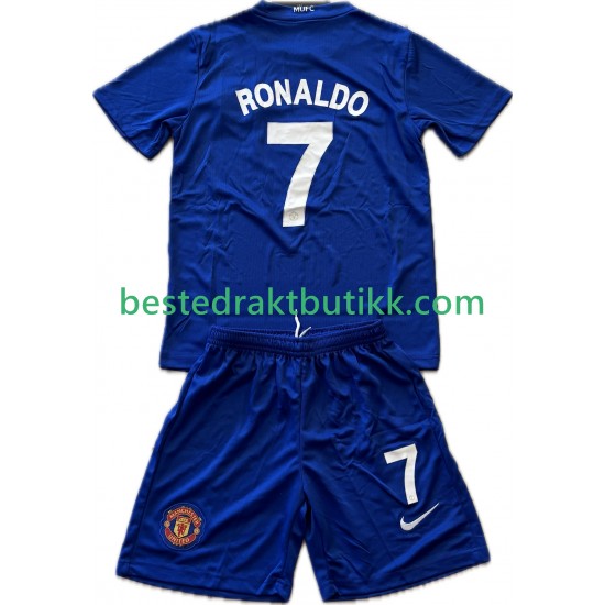 Fotballdrakter Manchester United Cristiano Ronaldo 7 2009 Retro Tredjedraktsett 2008 Kortermet til Barn
