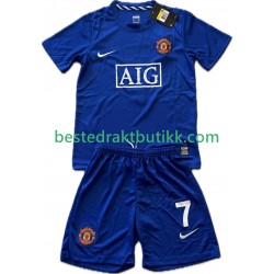 Fotballdrakter Manchester United Cristiano Ronaldo 7 2009 Retro Tredjedraktsett 2008 Kortermet til Barn
