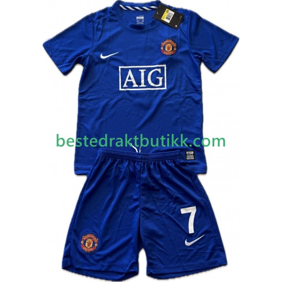 Fotballdrakter Manchester United Cristiano Ronaldo 7 2009 Retro Tredjedraktsett 2008 Kortermet til Barn