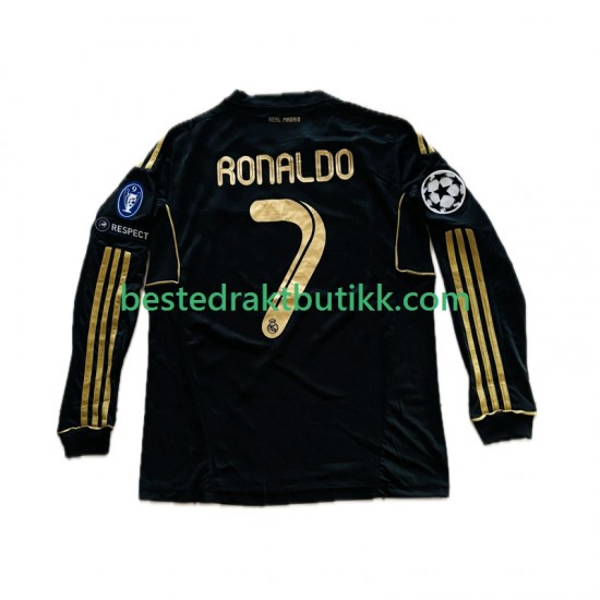 Fotballdrakter Real Madrid Cristiano Ronaldo 7 -2012 Bortedraktsett 2011 Langermet til Herre