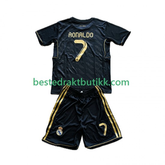 Fotballdrakter Real Madrid Cristiano Ronaldo 7 2012 Retro Bortedraktsett 2011 Kortermet til Barn