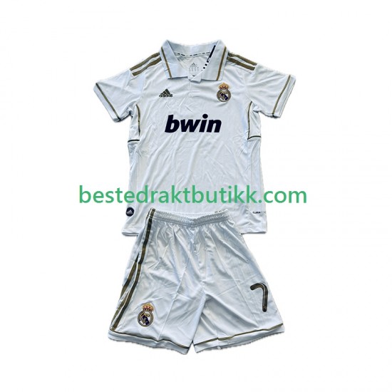 Fotballdrakter Real Madrid Cristiano Ronaldo 7 2012 Retro Hjemmedraktsett 2011 Kortermet til Barn