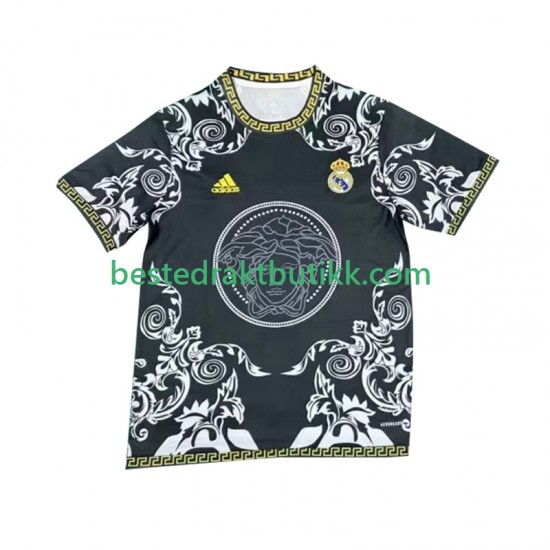 Fotballdrakter Real Madrid Versace Black Edition Hjemmedraktsett 2024-2025 Kortermet til Herre