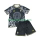Fotballdrakter Real Madrid Versace Black Edition Hjemmedraktsett 2024-2025 Kortermet til Barn