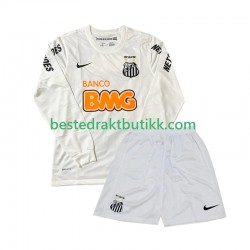 Fotballdrakter Santos FC 2012 Retro Hjemmedraktsett 2011 Langermet til Barn