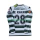 Fotballdrakter Sporting CP Cristiano Ronaldo 28 2001 2003 Retro Hjemmedraktsett Langermet til Herre