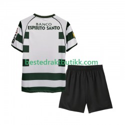 Fotballdrakter Sporting CP 2001 2003 Retro Hjemmedraktsett Kortermet til Barn