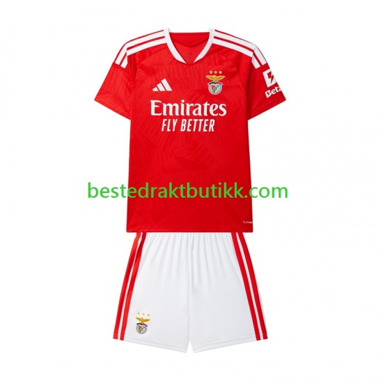Fotballdrakter Benfica Hjemmedraktsett 2026-2027 Kortermet til Barn